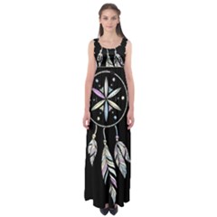 Dreamcatcher  Empire Waist Maxi Dress by Valentinaart