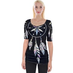 Dreamcatcher  Wide Neckline Tee