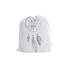 Dreamcatcher  Drawstring Pouches (medium)  by Valentinaart