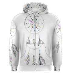 Dreamcatcher  Men s Zipper Hoodie by Valentinaart