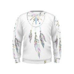 Dreamcatcher  Kids  Sweatshirt by Valentinaart