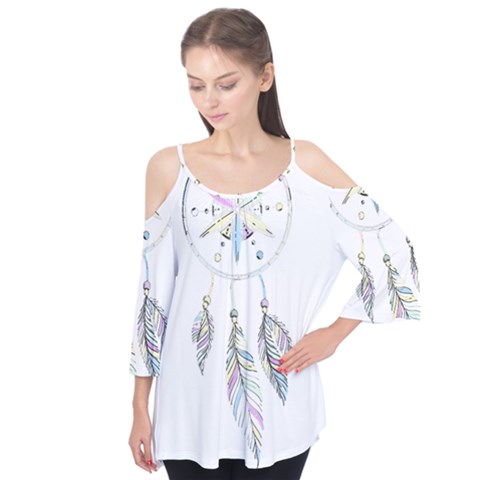 Dreamcatcher  Flutter Tees by Valentinaart