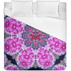 Fantasy Cherry Flower Mandala Pop Art Duvet Cover (king Size)