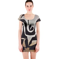 With Love Short Sleeve Bodycon Dress by MRTACPANS