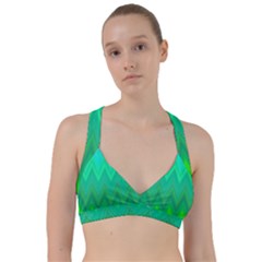 Zig Zag Chevron Classic Pattern Sweetheart Sports Bra