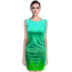 Zig Zag Chevron Classic Pattern Classic Sleeveless Midi Dress by Nexatart