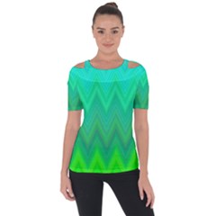 Zig Zag Chevron Classic Pattern Short Sleeve Top