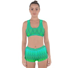 Zig Zag Chevron Classic Pattern Racerback Boyleg Bikini Set