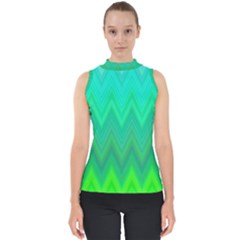 Zig Zag Chevron Classic Pattern Shell Top