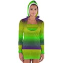 Ombre Long Sleeve Hooded T-shirt View1