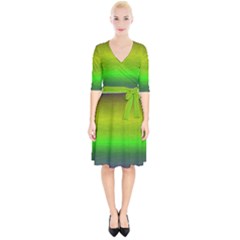 Ombre Wrap Up Cocktail Dress by ValentinaDesign