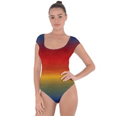 Ombre Short Sleeve Leotard 