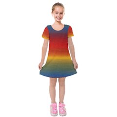 Ombre Kids  Short Sleeve Velvet Dress by ValentinaDesign