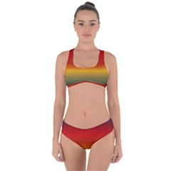 Ombre Criss Cross Bikini Set