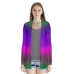 Ombre Drape Collar Cardigan by ValentinaDesign