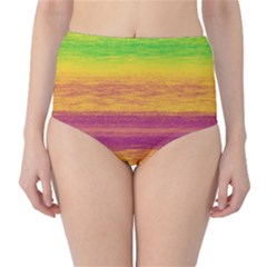 Ombre High-waist Bikini Bottoms by ValentinaDesign