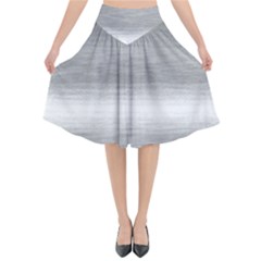 Ombre Flared Midi Skirt