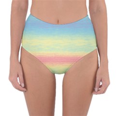 Ombre Reversible High-waist Bikini Bottoms