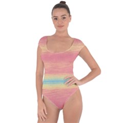 Ombre Short Sleeve Leotard 