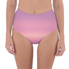 Ombre Reversible High-waist Bikini Bottoms