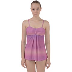 Ombre Babydoll Tankini Set