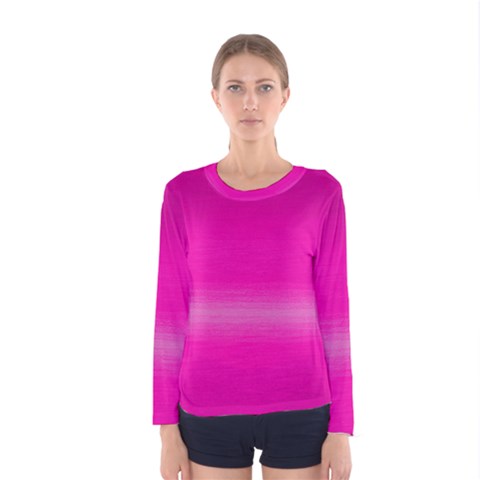 Ombre Women s Long Sleeve Tee by ValentinaDesign