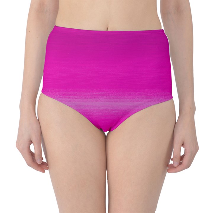 Ombre High-Waist Bikini Bottoms