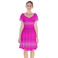 Ombre Short Sleeve Bardot Dress by ValentinaDesign