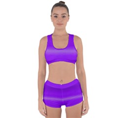 Ombre Racerback Boyleg Bikini Set