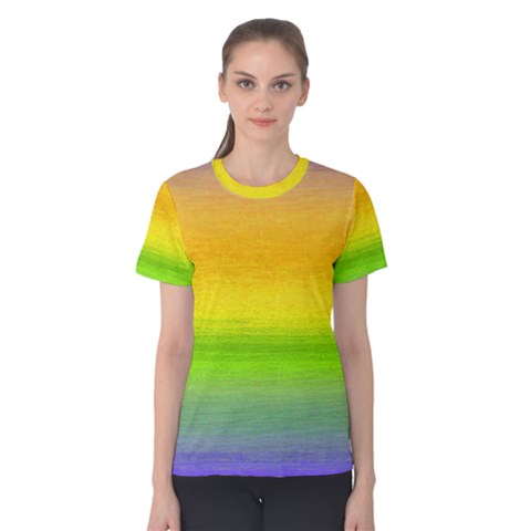 Ombre Women s Cotton Tee by ValentinaDesign