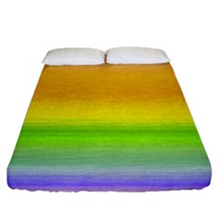 Ombre Fitted Sheet (california King Size) by ValentinaDesign