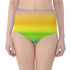 Ombre High-waist Bikini Bottoms by ValentinaDesign