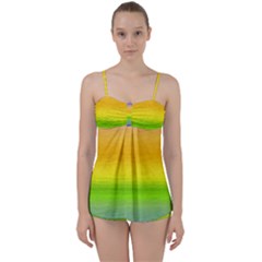 Ombre Babydoll Tankini Set