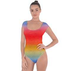 Ombre Short Sleeve Leotard 