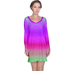 Ombre Long Sleeve Nightdress by ValentinaDesign