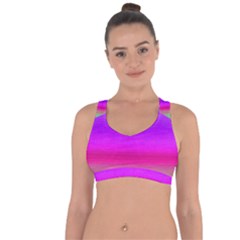 Ombre Cross String Back Sports Bra