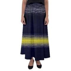 Ombre Flared Maxi Skirt