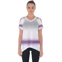 Ombre Cut Out Side Drop Tee