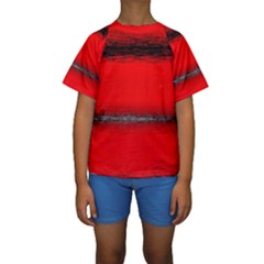 Ombre Kids  Short Sleeve Swimwear