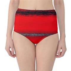 Ombre High-Waist Bikini Bottoms