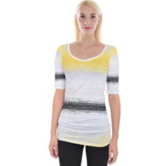 Ombre Wide Neckline Tee