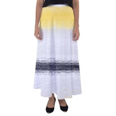 Ombre Flared Maxi Skirt by ValentinaDesign