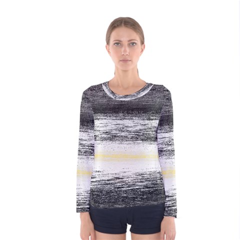 Ombre Women s Long Sleeve Tee by ValentinaDesign