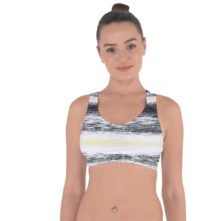 Ombre Cross String Back Sports Bra