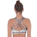 Ombre Cross String Back Sports Bra View2