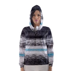 Ombre Hooded Wind Breaker (women) by ValentinaDesign