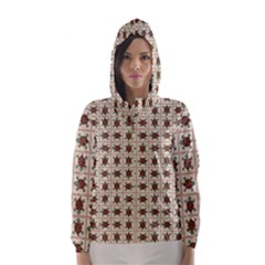 Native American Pattern Hooded Wind Breaker (women) by linceazul