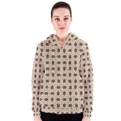 Native American Pattern Women s Zipper Hoodie by linceazul