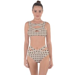 Native American Pattern Bandaged Up Bikini Set 