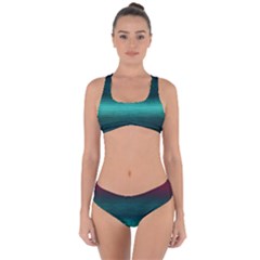 Ombre Criss Cross Bikini Set